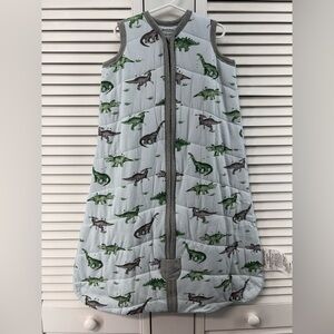 Burts bees size 12-18M beekeeper warmer wearable blanket sleep sack dinosaurs